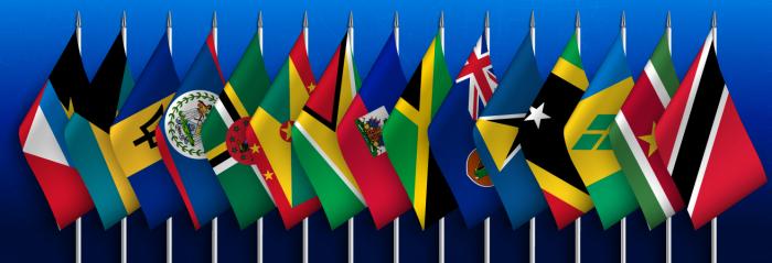 Banderas de países del Caricom