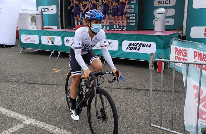 Arlenis Sierra está teniendo un excelente desempeño en el Giro de Italia.