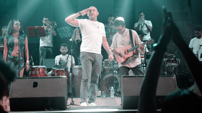 El Niño y la Verdad en la Plaza Máximo Gómez, durante el Festival Piña Colada 2022