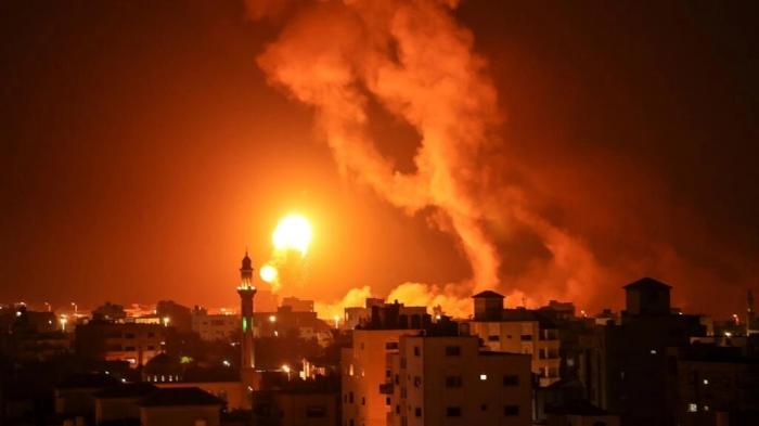 Bombardeo israelí a Gaza, el 16 de julio. foto: Palestina hoy