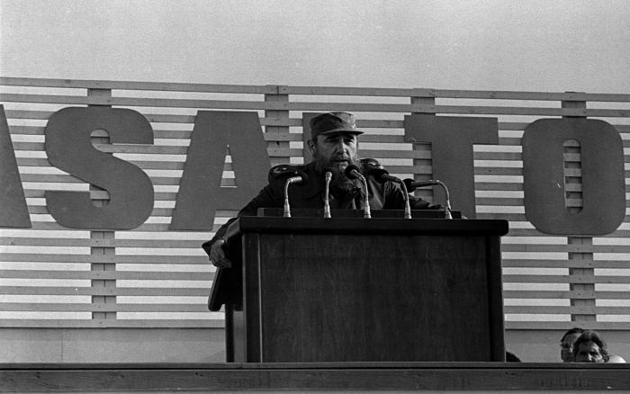 Acto por el XXXI Aniversario del Asalto al Cuartel Moncada, celebrado en la ciudad de Cienfuegos.