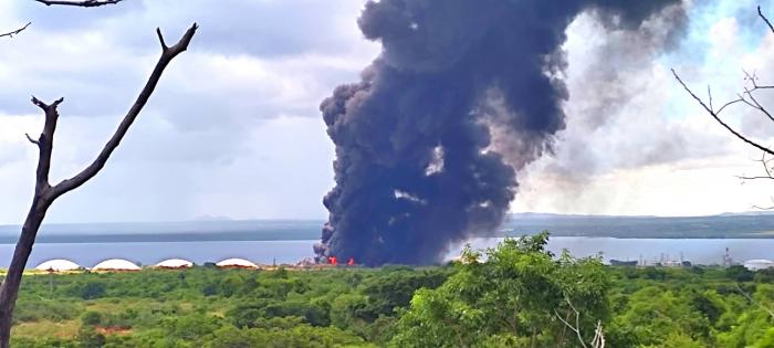 Incendio en Matanzas