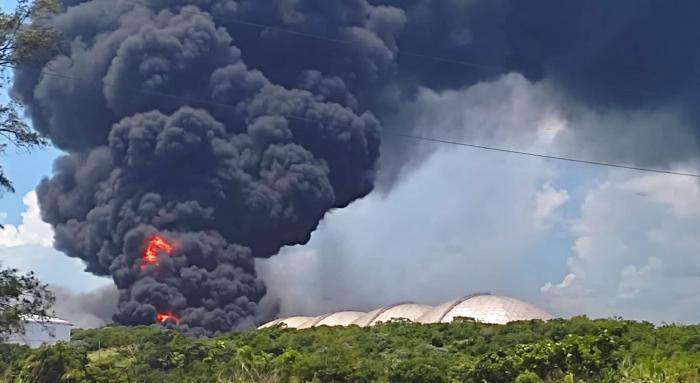 Incendio en Matanzas