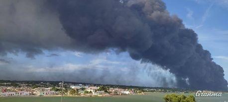 Incendio Zona Industrial Matanzas