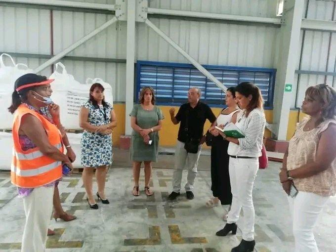 Visita de la Ministra del MINCIN al Mariel