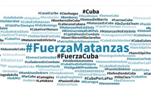 Un billón de usuarios solidarizados con la etiqueta #FuerzaMatanzas