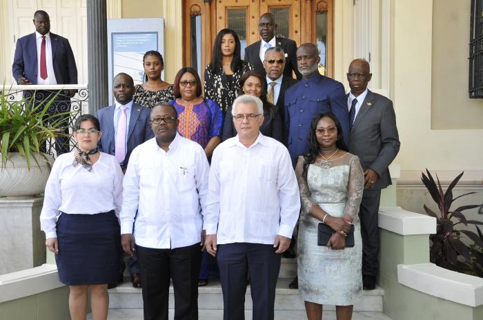 Visita el Centro Fidel Castro Ruz Presidente de Guinea Bissau Excmo Sr. Umaro Sissoco Embalo.
