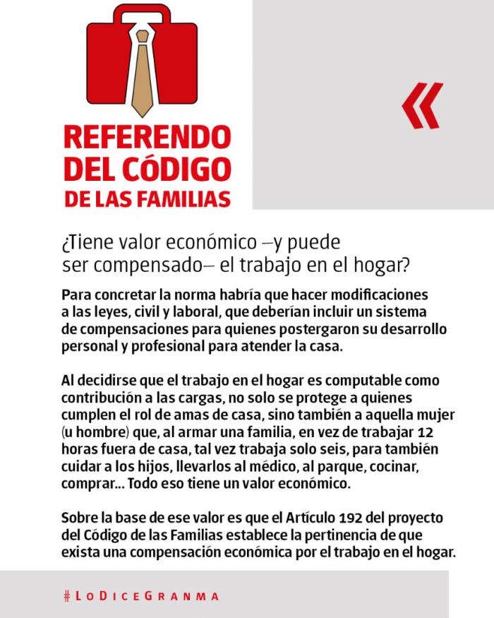 ¿Tiene valor económico –y puede ser compensado– el trabajo en el hogar?