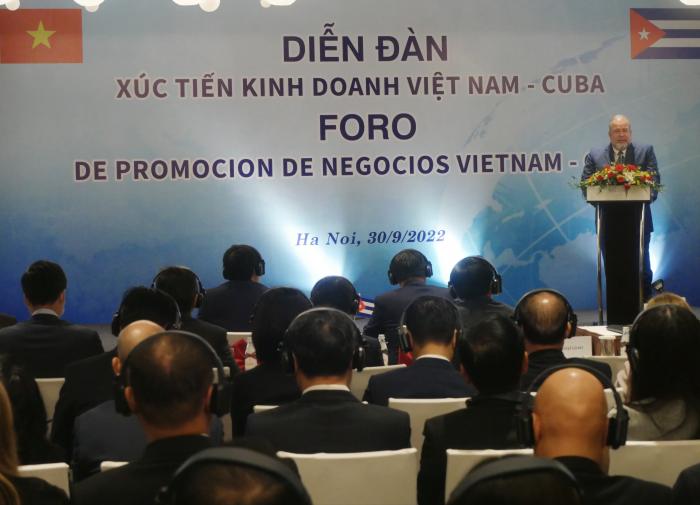 Cerró el Foro Empresarial Cuba-Vietnam 