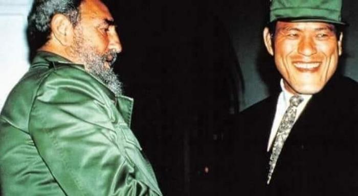 Fidel y Antonio Inoki