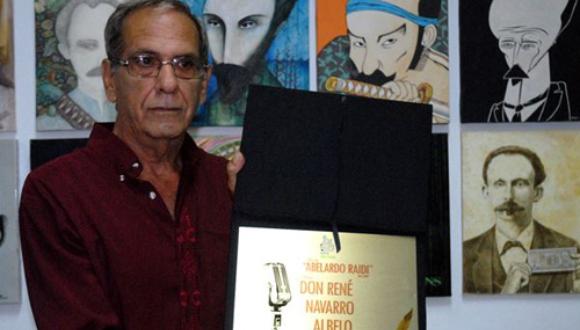 René Navarro Arbelo, periodista, comentarista y narrador deportivo. FOTO: ACN
