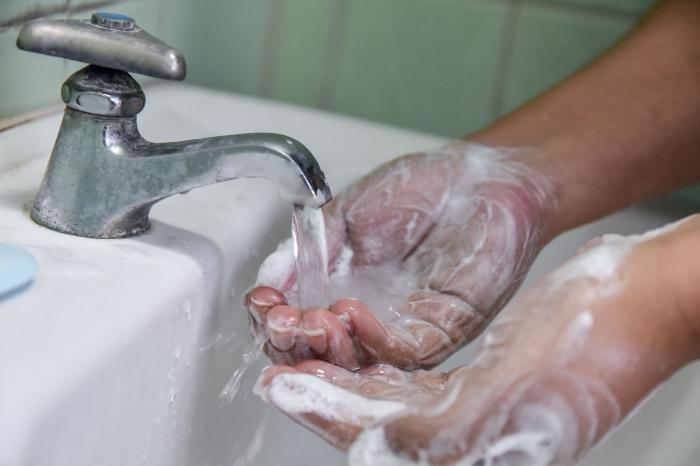 Lavado de las manos, en el Periódico Granma