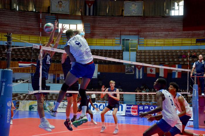 Voleibol Copa Panamericana Sub 21 Cuba vs EEUU