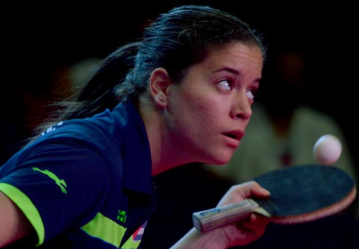 Campeonato del Caribe de Tenis de Mesa. Daniela Fonseca