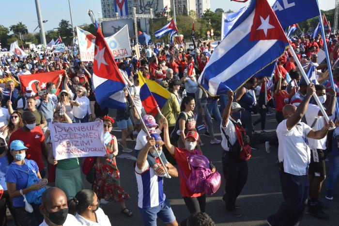 Primero de Mayo en la Plaza de la Revolución 