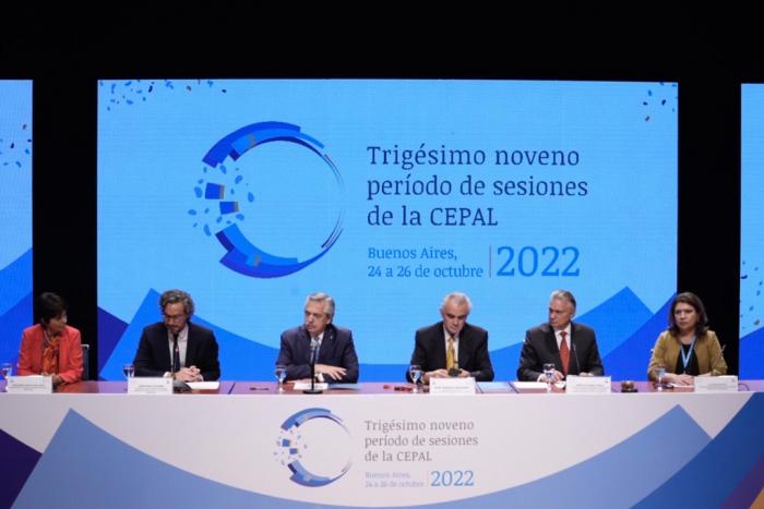 Sesión inaugural del 39 periodo de sesiones de la Cepal. 
