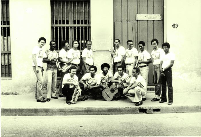 Orquesta Avilés. Foto: Juan González, 12 de octubre de 1982