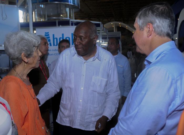 Visita Salvador Valdes Mesa, miembro del Burò Polìtico y Vicepresidente de la Repùblica la 38va Feria Internacional de La Habana FIHAV-2022; desarrollado en EXPOCUBA, Boyeros.