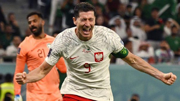 Robert Lewandowski lloró tras anotar su primer gol en los mundiales