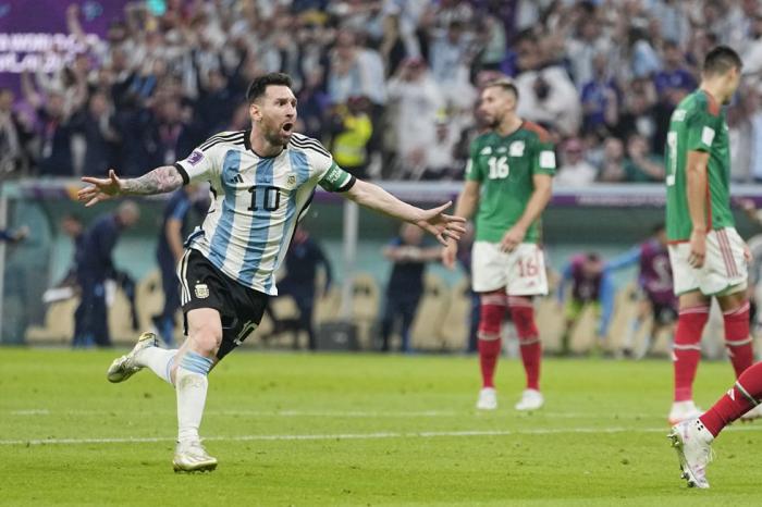 Messi marcó su segundo gol en Catar.