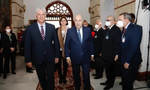 Díaz-Canel en Argelia