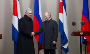 Inauguracion Monumento a Fidel en Rusia