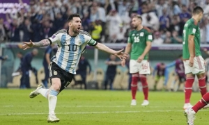Messi marcó su segundo gol en Catar.