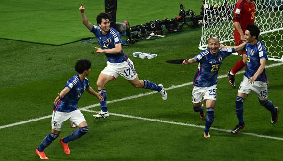Japón avanzó como líder del grupo e. foto: AFP