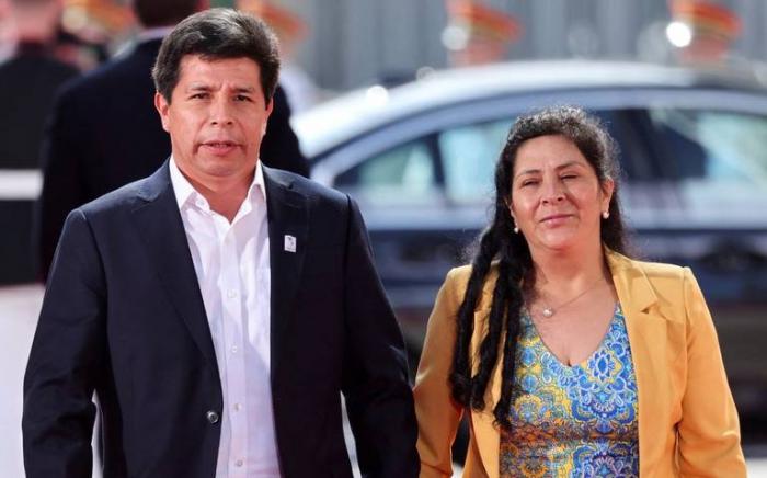 Pedro Castillo y Lilia Paredes
