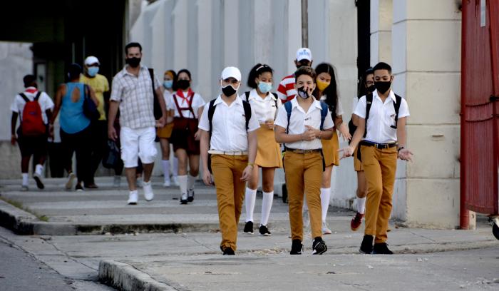 Reinicio del curso escolar en tiempos de pandemia de la COVID-19 en la provincia de La Habana.
