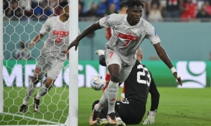 Suiza venció a Serbia 2-1