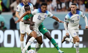 Jude Bellingham condujo el triunfo de Inglaterra a los cuartos de final. 