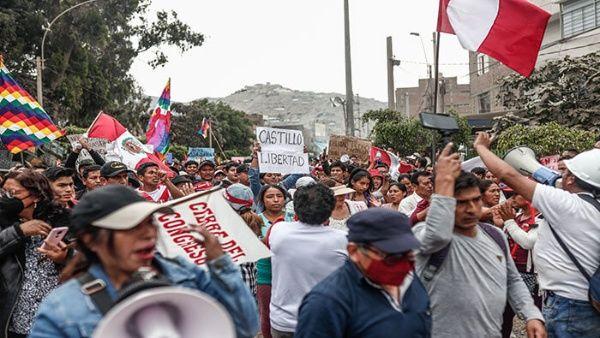 Protestas en Perú