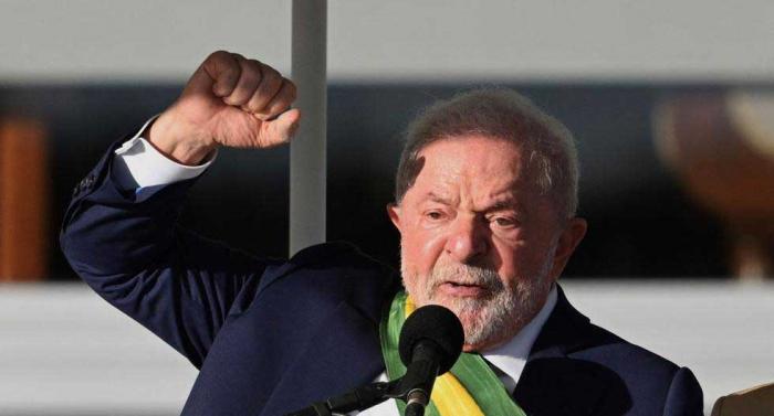 Lula prometió a los brasileños la unión, la integridad y la independencia del país. foto:  ap