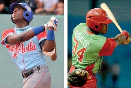 El avileño Luis Robert Moirán es uno de los jugadores de la mlb en la prenómina cubana, y Rafael Viñales, uno de los 24 que integran el grupo procedente de la Liga Élite. fotos: Ricardo López Hevia