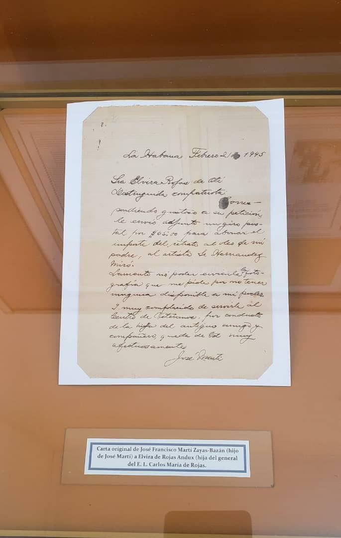 carta del hijo de martí
