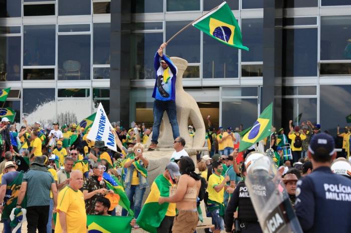 Sucesos en Brasil este 8 de enero. Fuente: Página 12