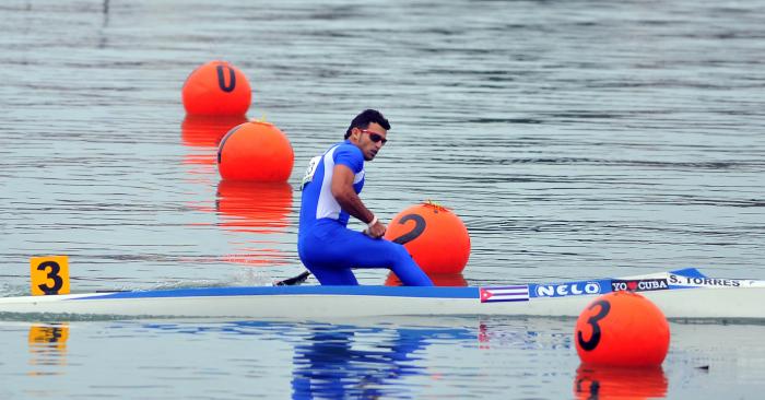 Canotaje centroamericano, oro de Serguei Torres en el C1 con un tiempo de 3: 48; 70 primer oro de la delegacion cubana.