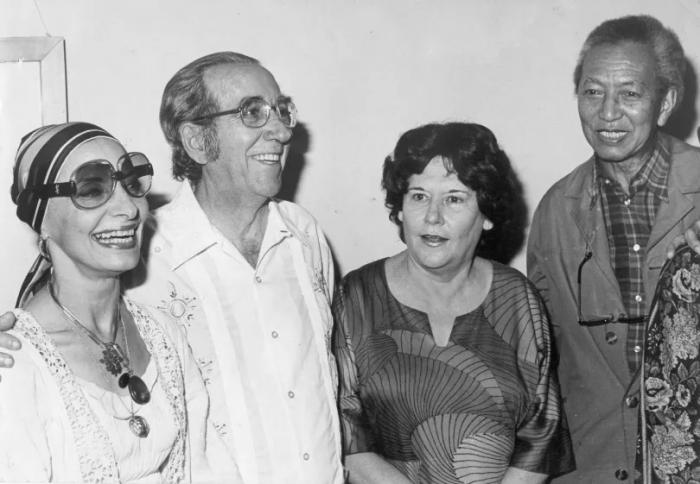 En-la-Casa-con-Alicia-Alonso-Mariano-Rodriguez-y-Wifredo-Lam-1977.-Foto-Prensa-Latina