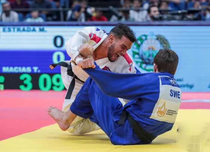 El experimentado Magdiel Estrada se encuentra en excelente forma deportiva 
para encarar el Grand Slam de París. foto: Federación Internacional de Judo	
