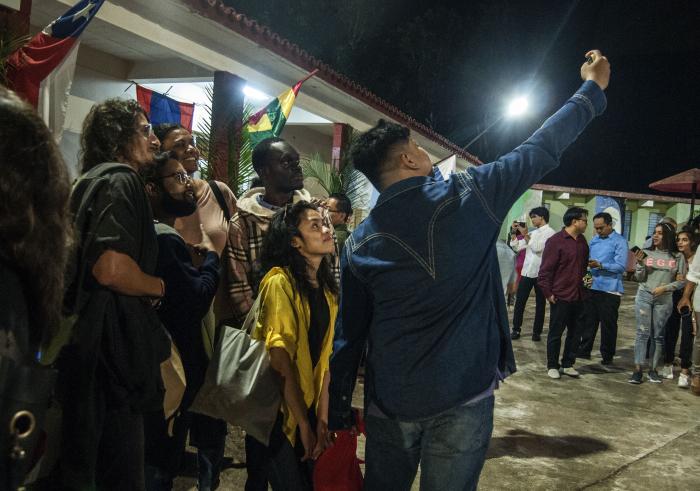 Fogata dedicada al Héroe Nacional José Martí