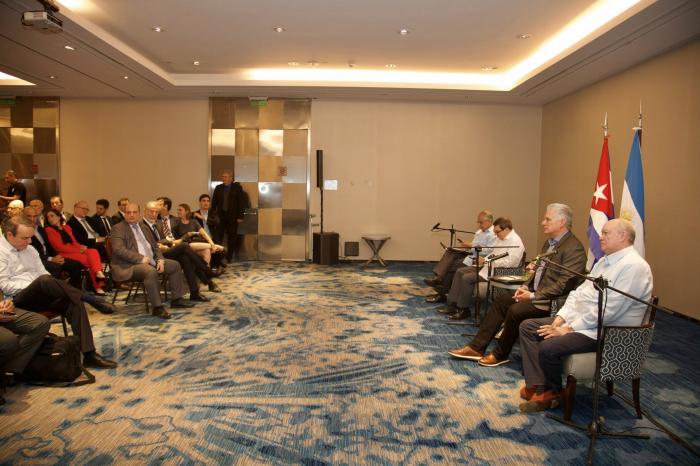 Encuentro con empresarios argentinos