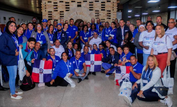 Delegación de República Dominicana en Pedagogía 2023, desarrollado en el Palacio de Convenciones, Playa