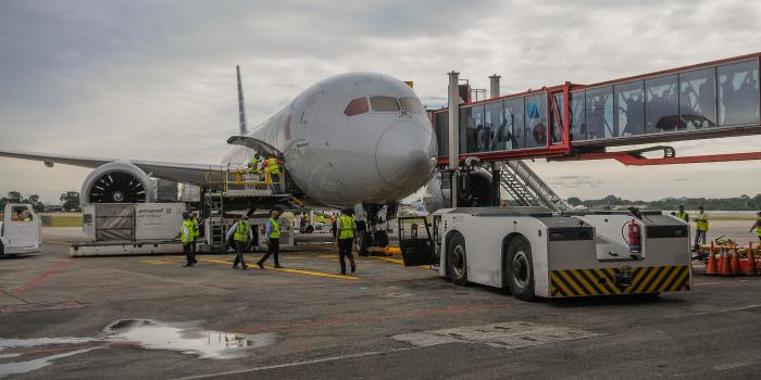 Durante 2022, unas 30 100 aeronaves operaron en el aeropuerto internacional José Martí, cifra que representó el 110 % de lo planificado. 
foto: José Manuel Correa