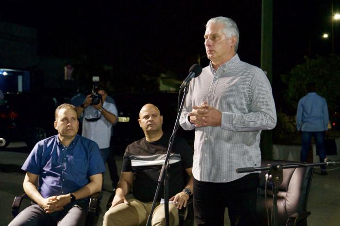 Díaz Canel en Virginia