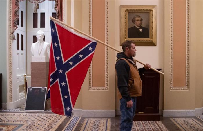 Kevin Seefried, uno de los atacantes al Capitolio de Estados Unidos.