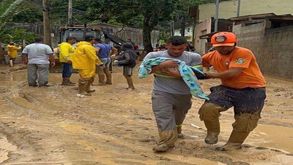 Lluvias en Sao Paulo, Brasil
