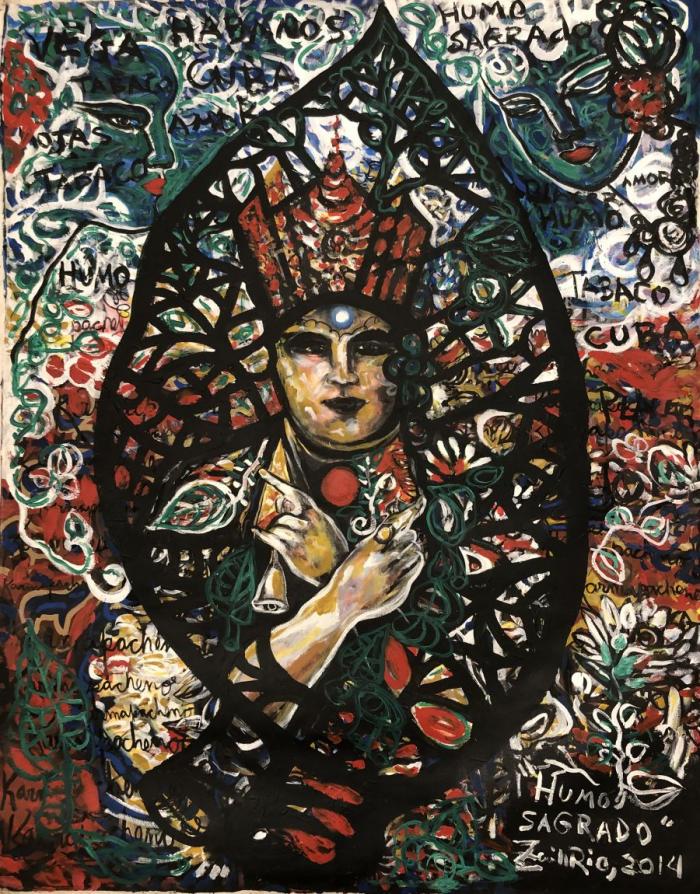 Humo sagrado, obra de Zaida del Río.