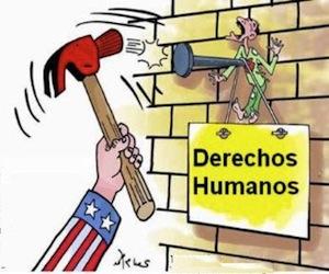 caricatura derechos humanos