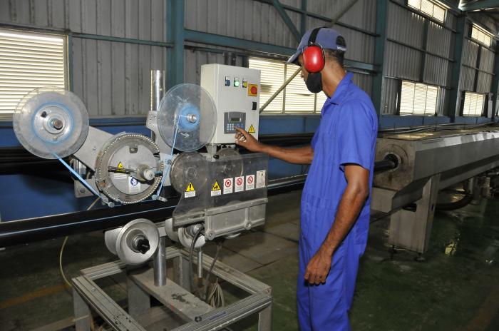 Empresa Hidroplast,fabrico de tuberia PEAD.